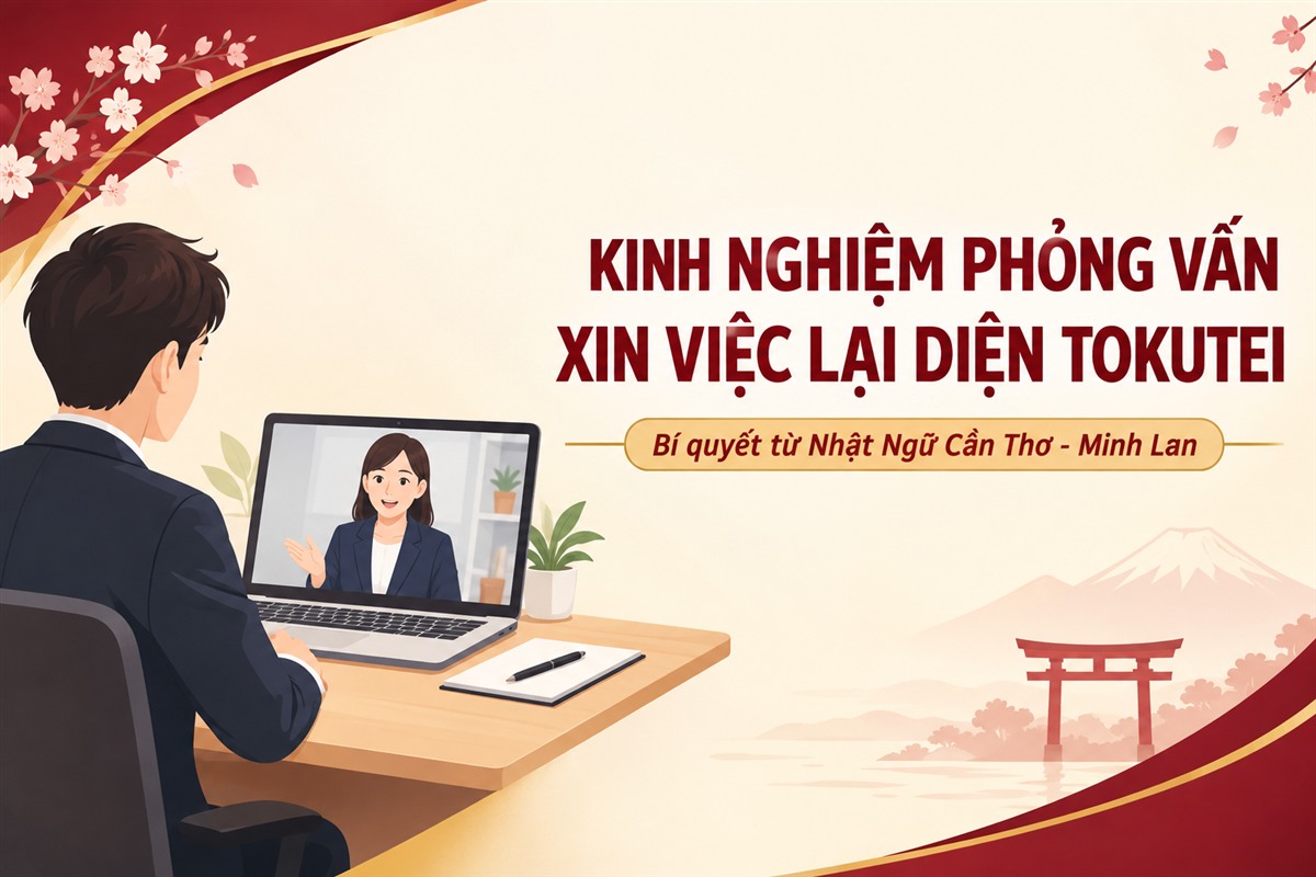 Kinh nghiệm phỏng vấn xin việc lại diện Tokutei - Nhật Ngữ Cần Thơ Minh Lan